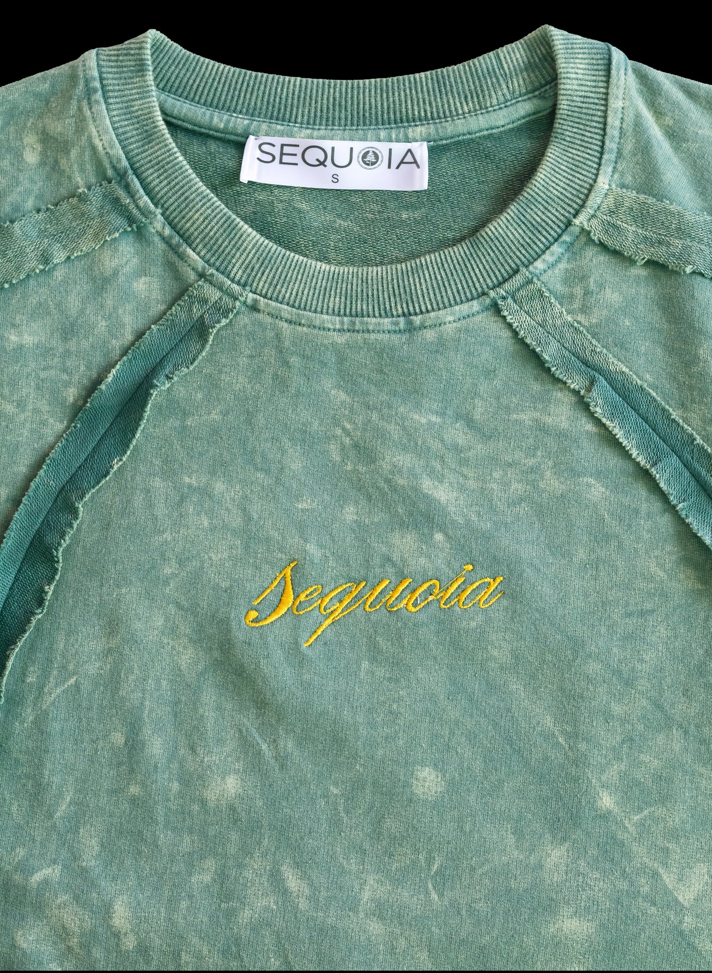 Green Gaia Exposed Seam T-shirt