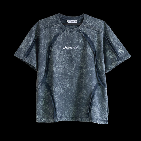 Blue tide rejuvenating exposed seam t-shirt