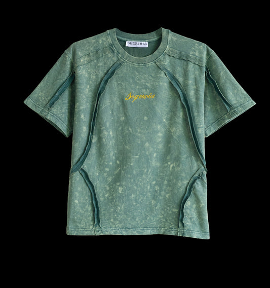 Green Gaia Exposed Seam T-shirt