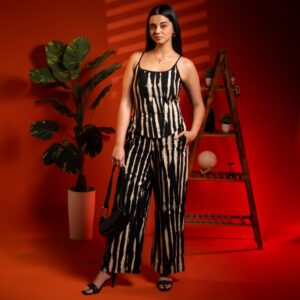 Sequoia Tie-Dye Co-Ord Set — Eclipse Black